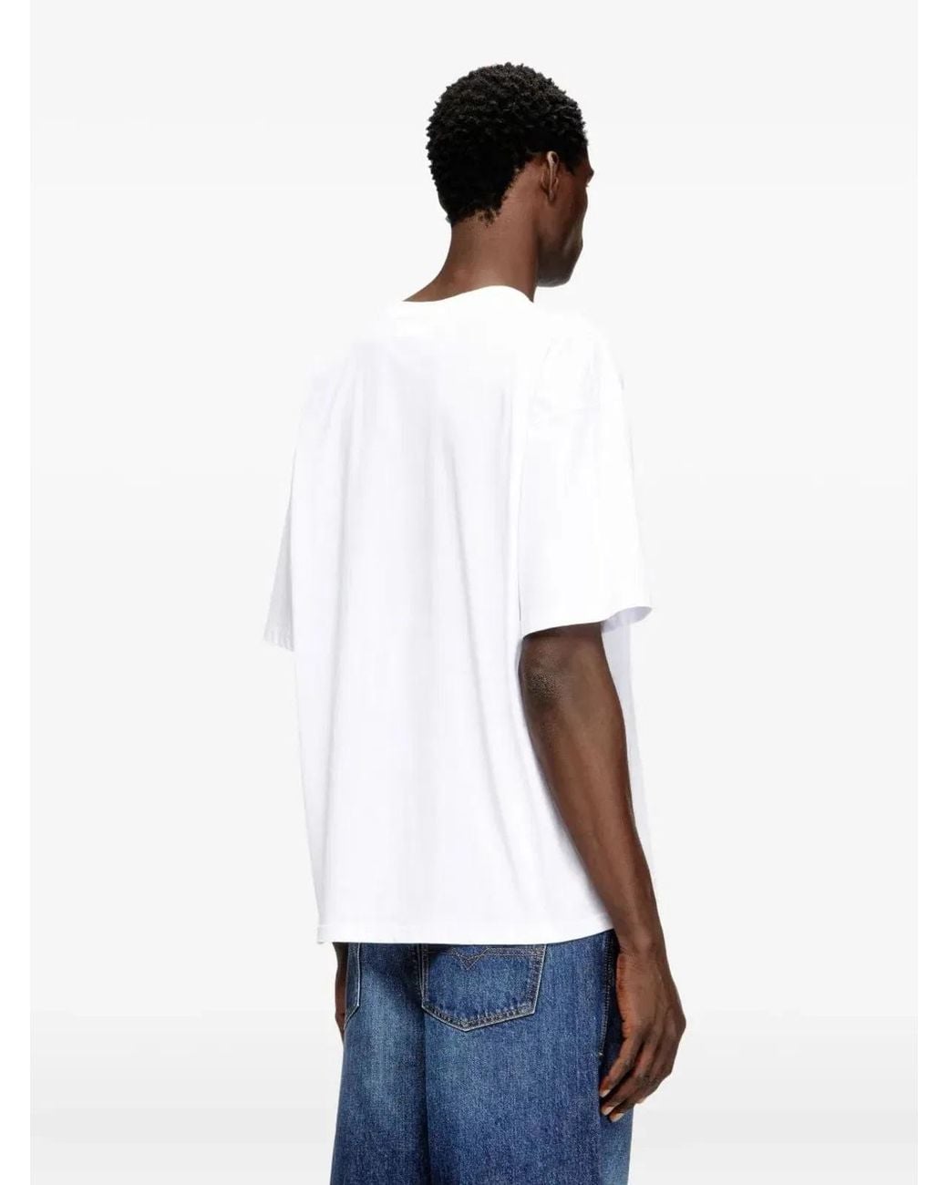 DIESEL White Mini Perfect Fit T-Shirt for men