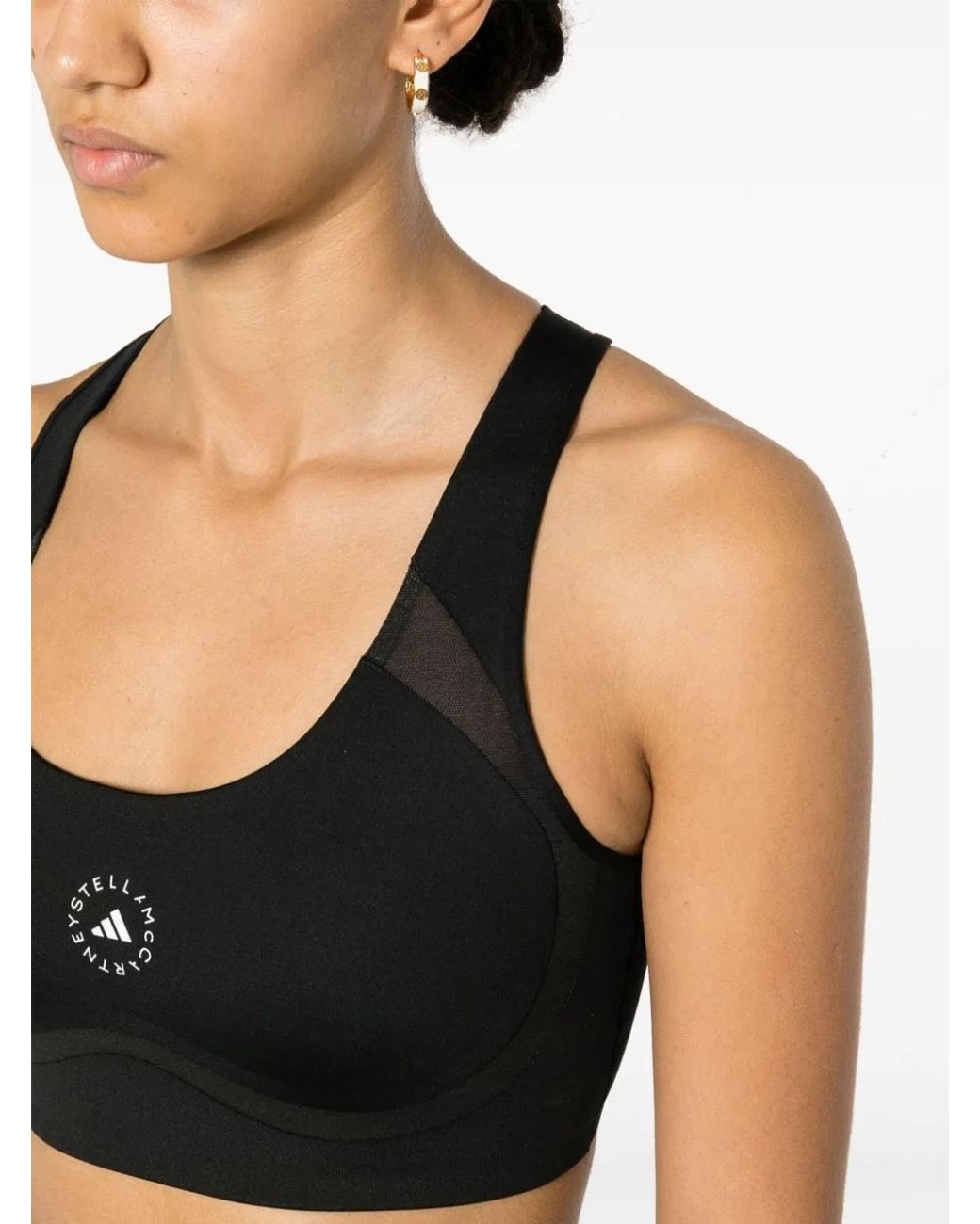 Adidas By Stella McCartney Black By Stella Mccartney Truepurpose Power Impact Training Medium-support Bra (plus Size)