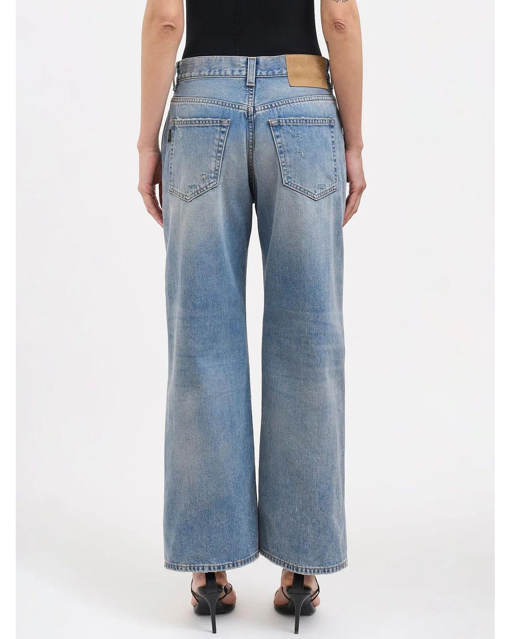 Haikure Blue Winny Broken Celestial Pants for men