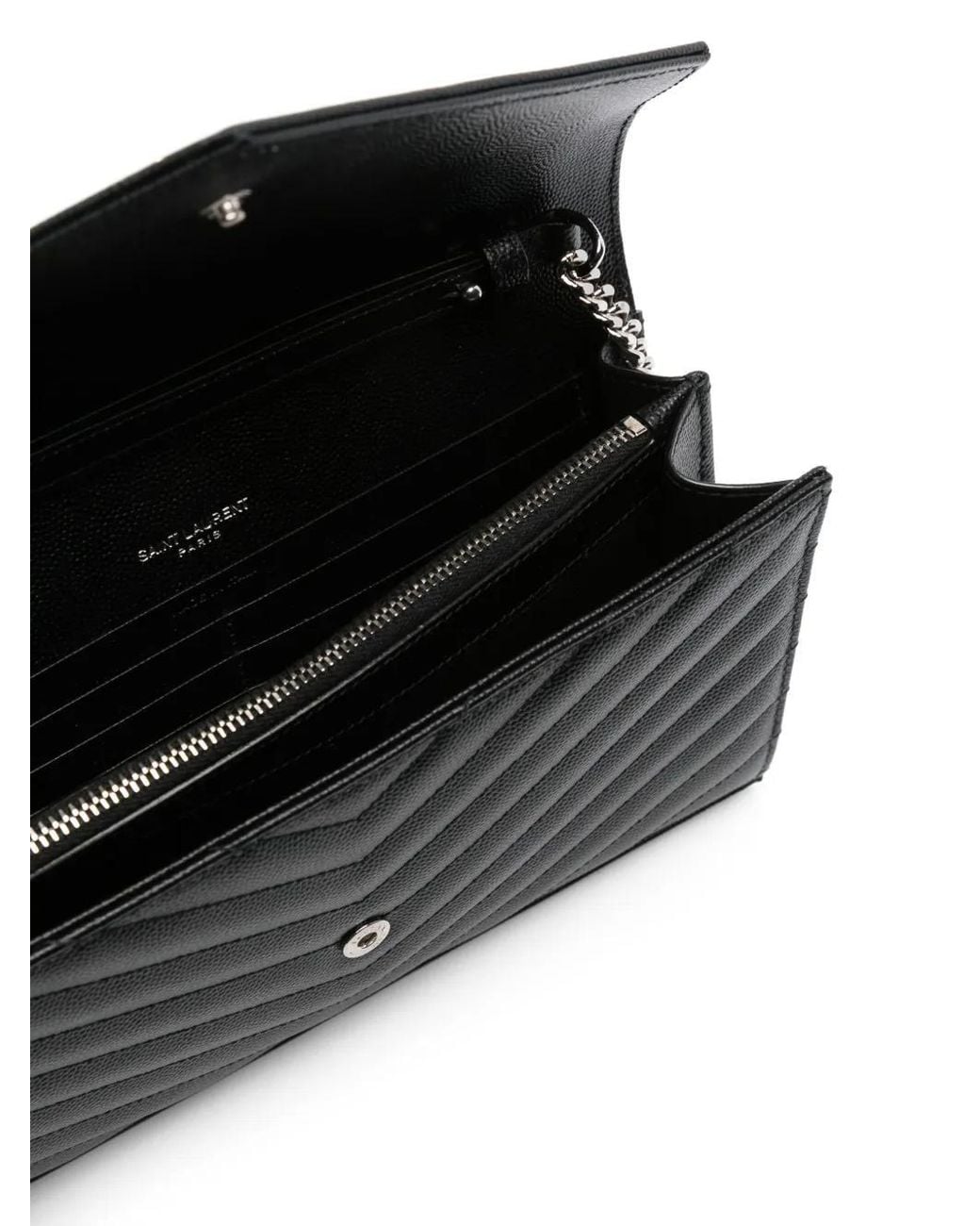 Saint Laurent Black Chain Wallet
