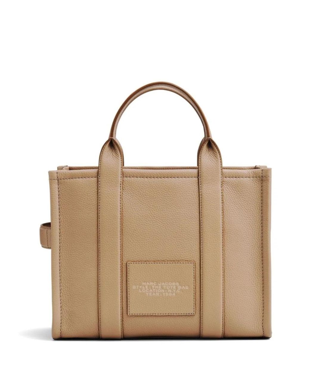 Marc Jacobs Natural Medium Leather Tote Handbag