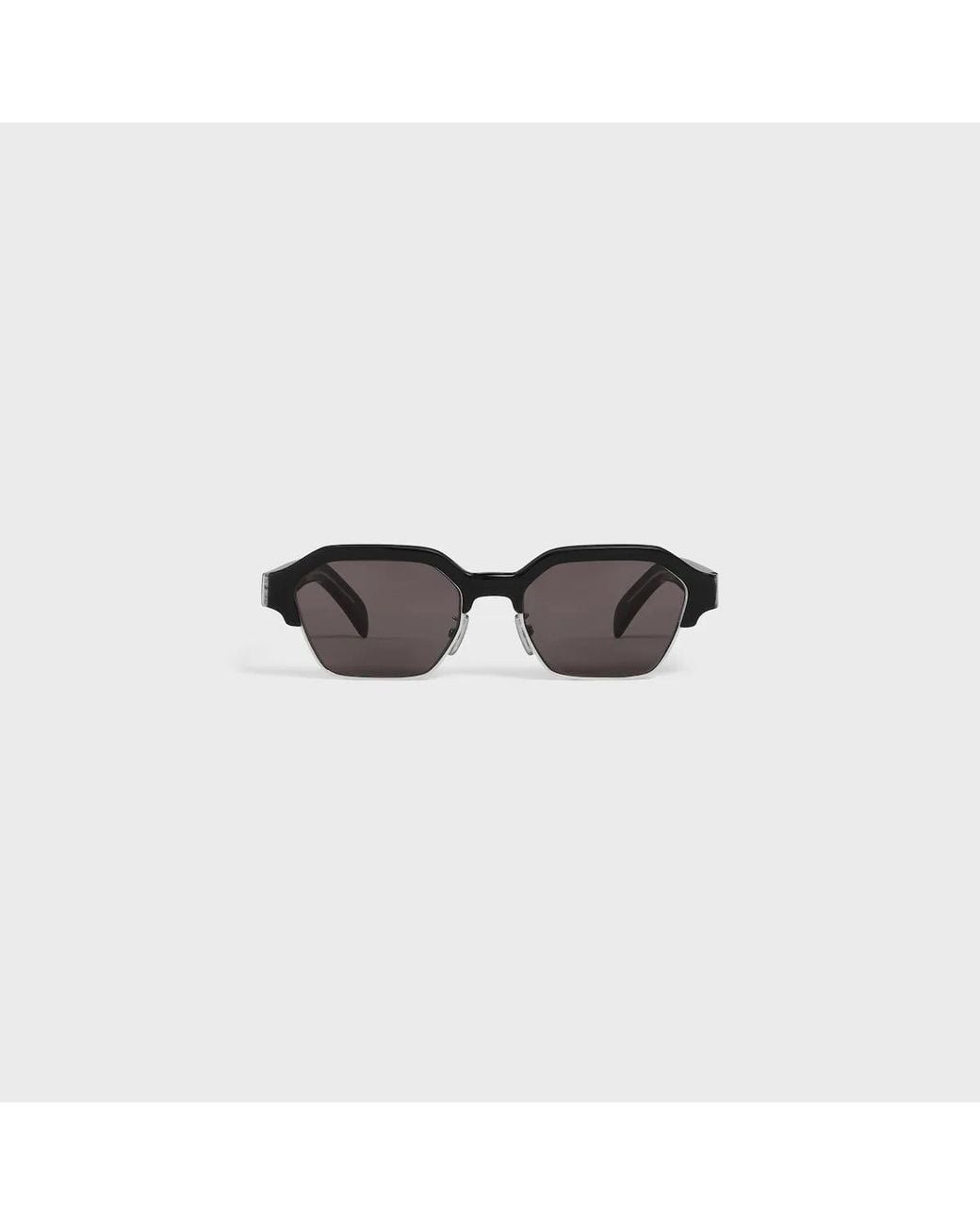 Céline Black Haka Geometric-Frame Sunglasses
