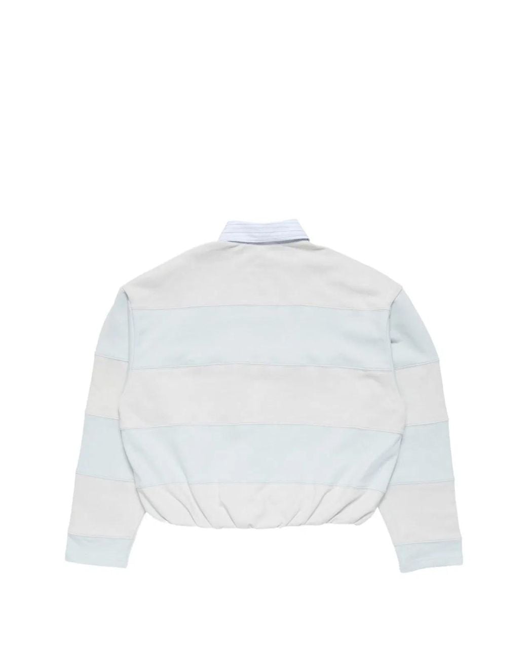Acne Gray Cotton Polo Shirt