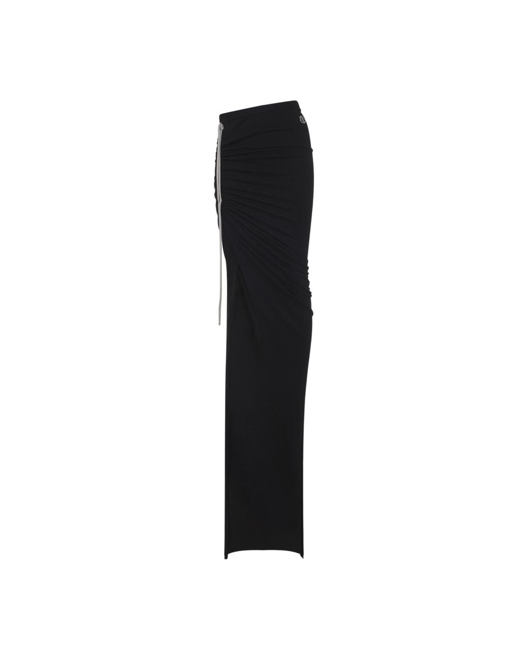 Moncler Black Long Skirt Moncler + Rick Owens