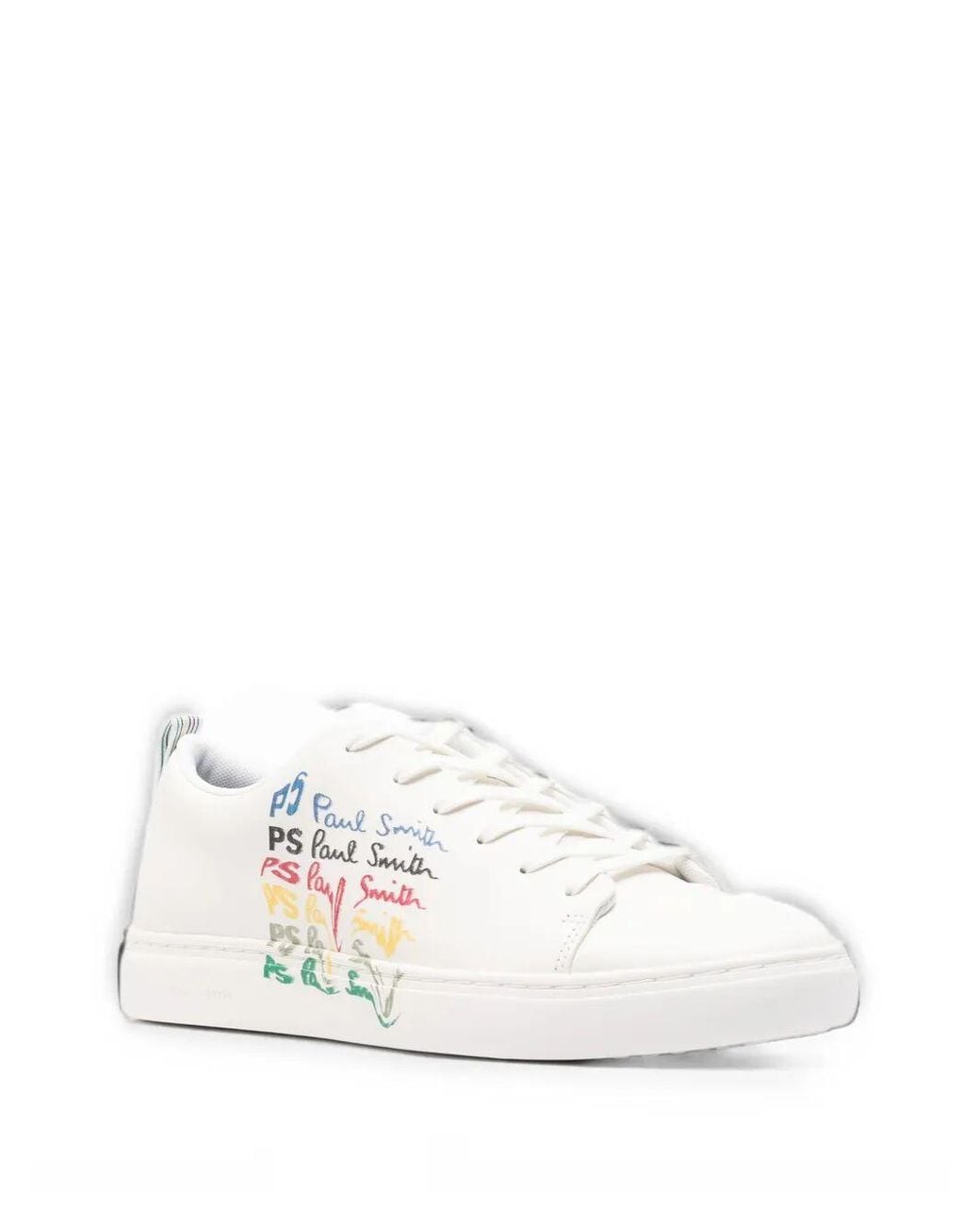Paul Smith White Shoe Lee Logo Overprint for men