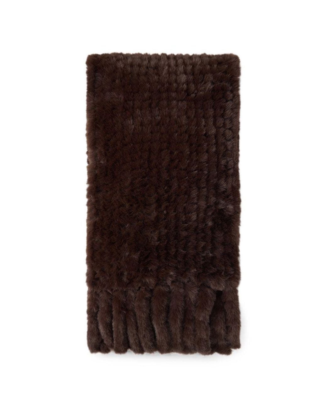 Pinko Brown Furry Scarf