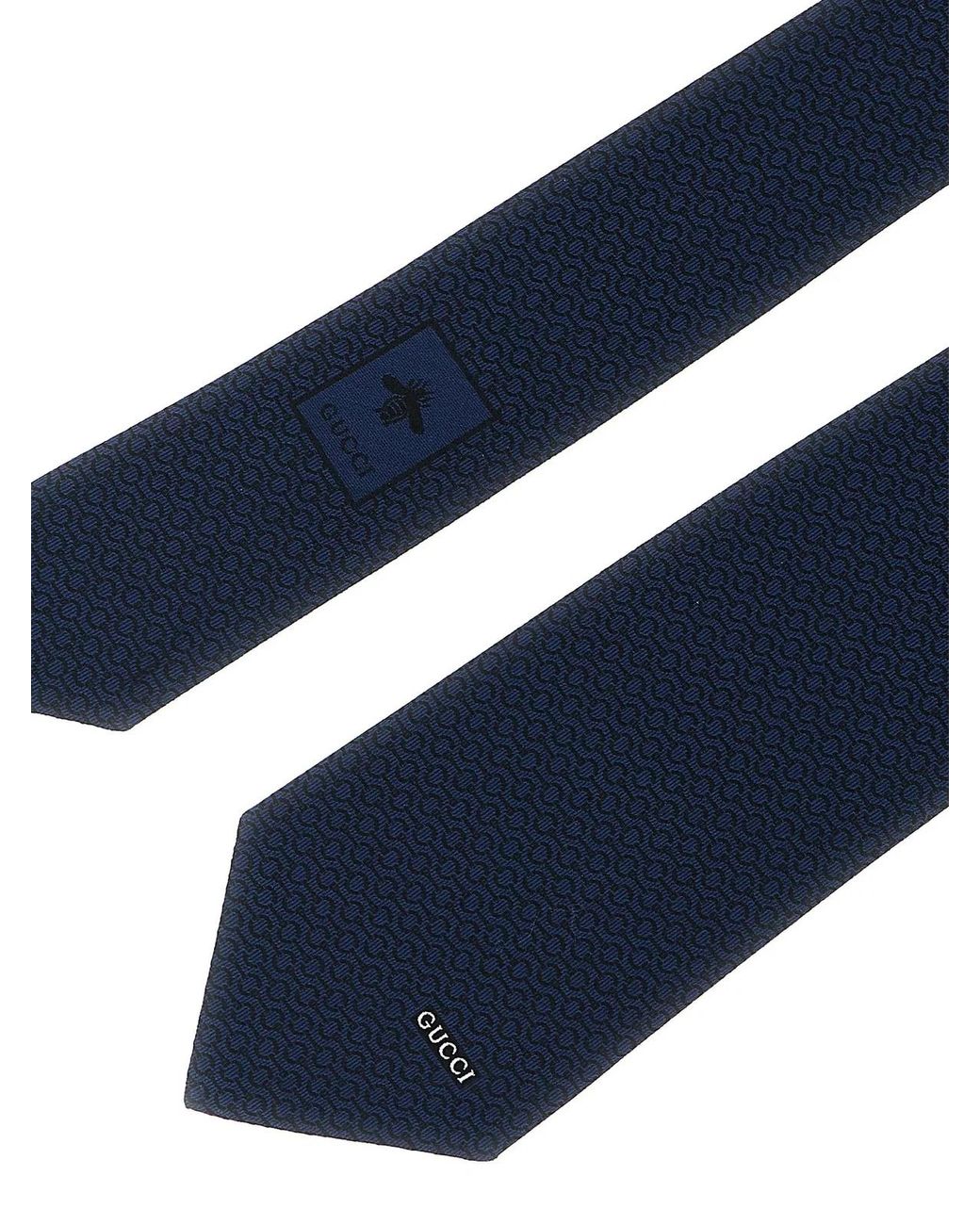 Gucci Blue 'Morsetto Tie for men