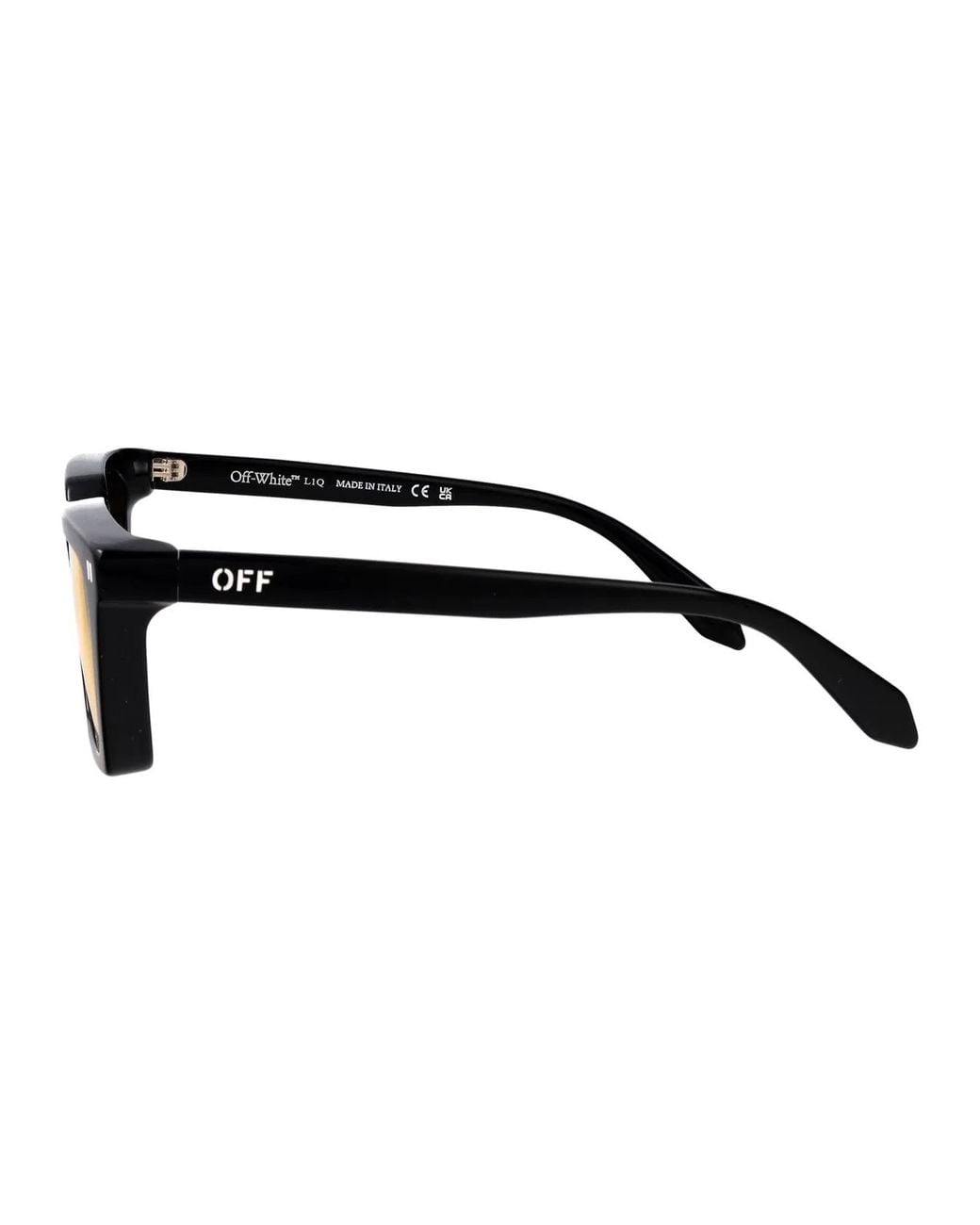 Off-White c/o Virgil Abloh White Shiny Acetate Sunglasses