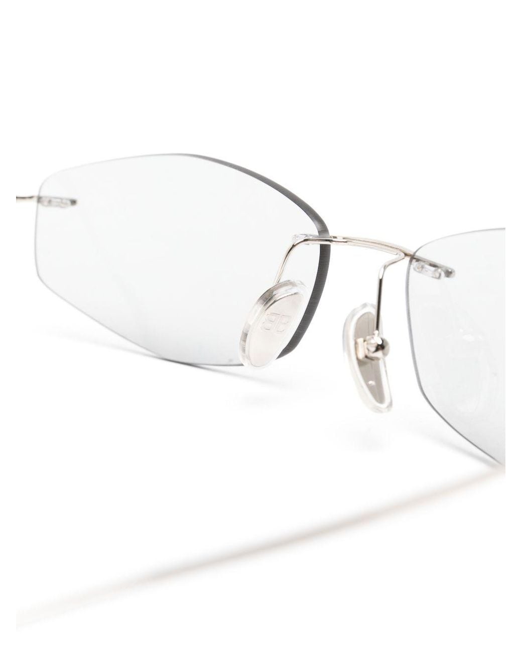 Balenciaga Light Nano D-Frame in White | Lyst UK