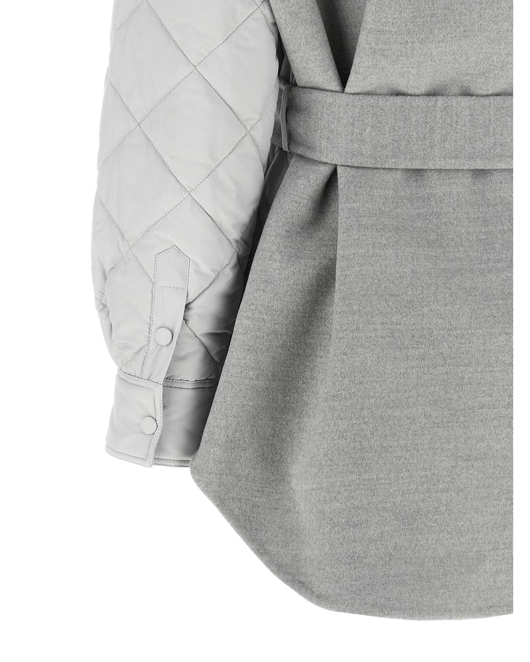 Fabiana Filippi Gray Hybrid Overshirt