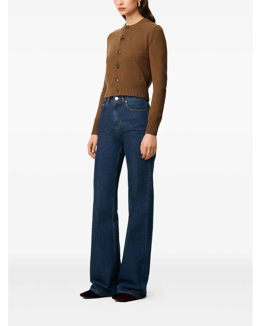 AMI Blue Flared Jeans
