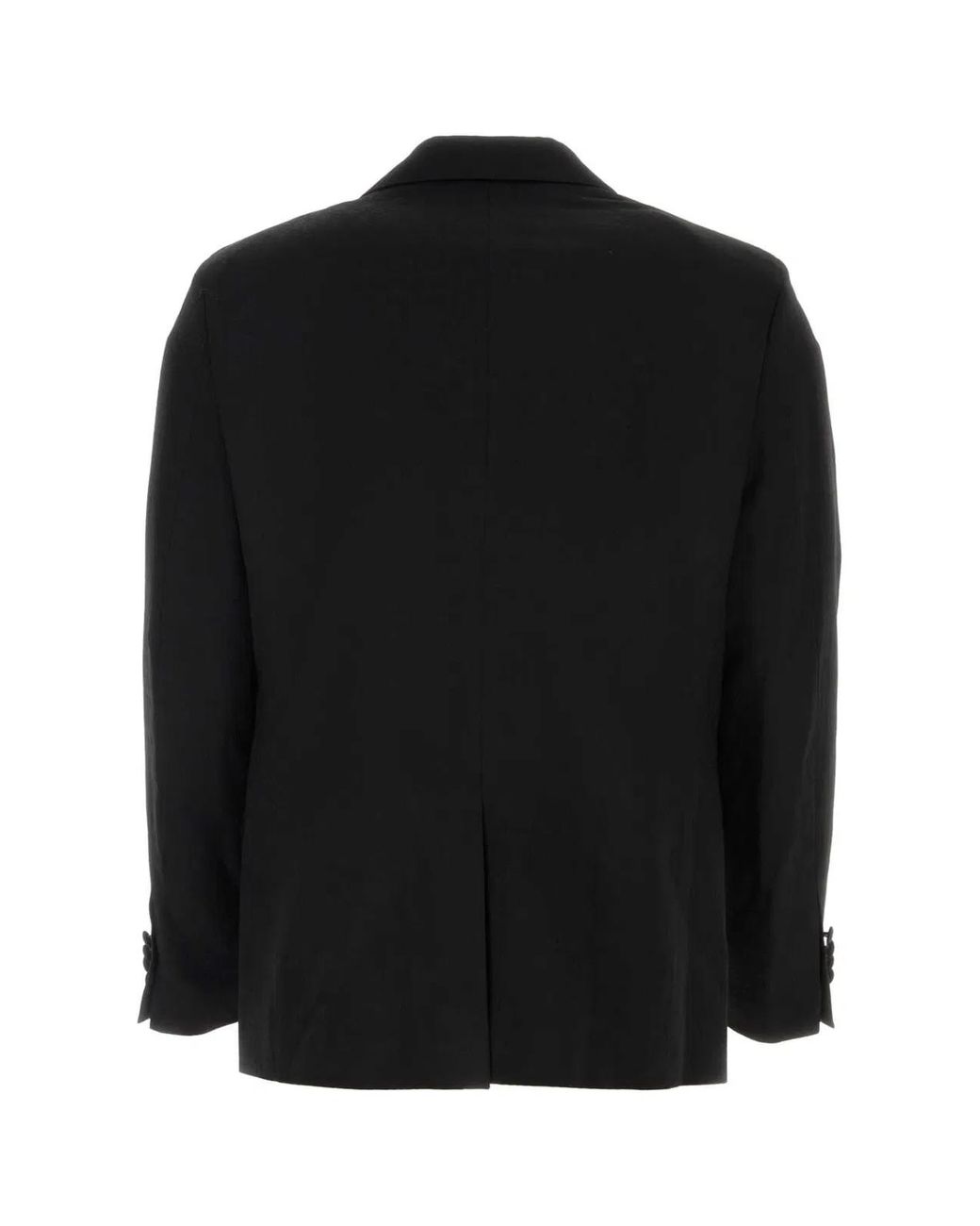 Etro Black Stretch Wool Blazer for men