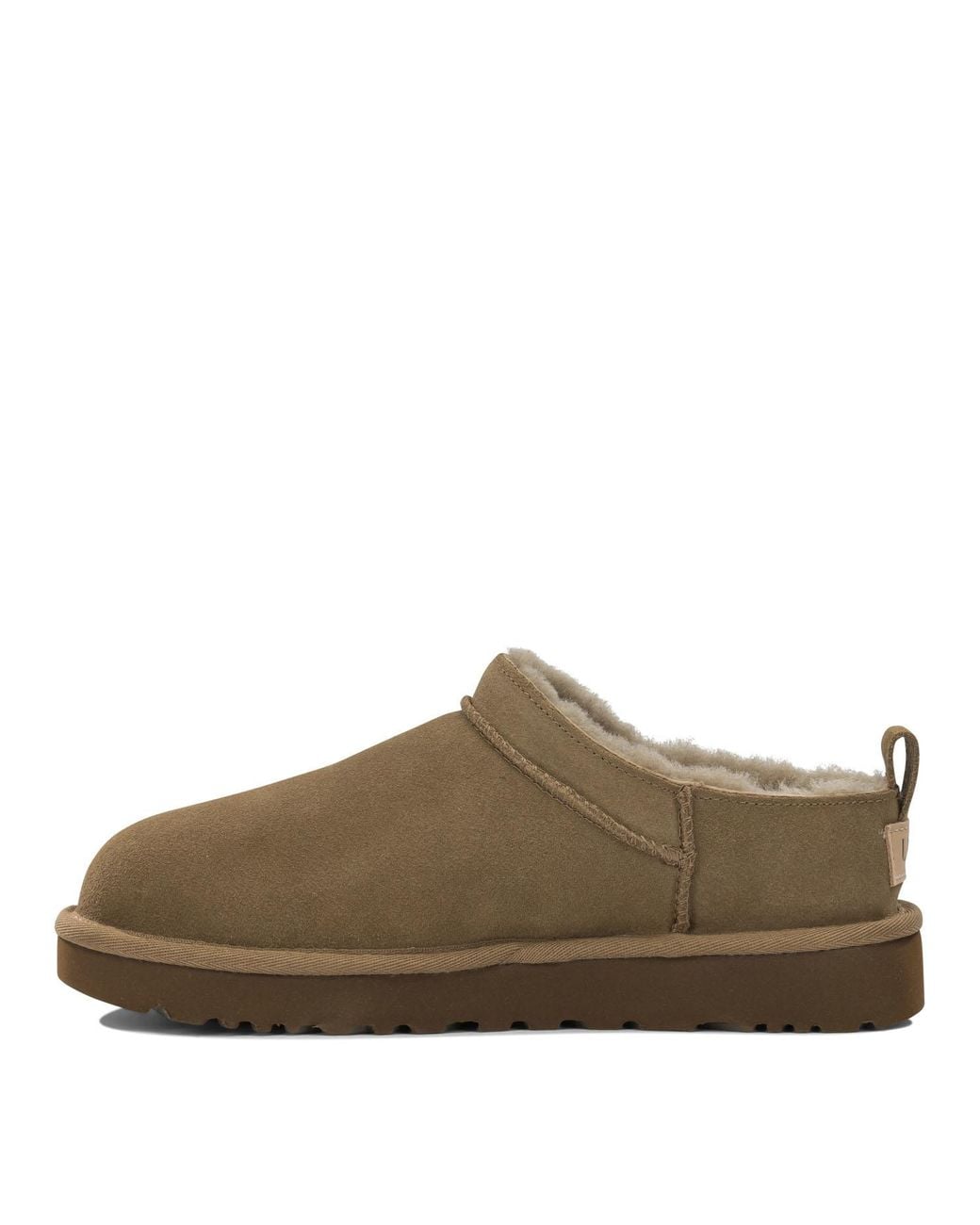 Ugg Brown "Classic Micro" Pull-On Ankle Boots