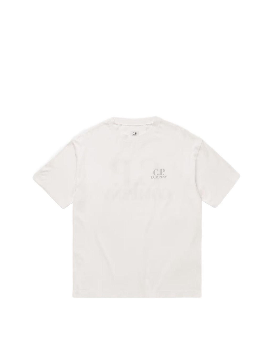 C P Company White C.P.Company Short Sleeve Comfort Tshirt for men