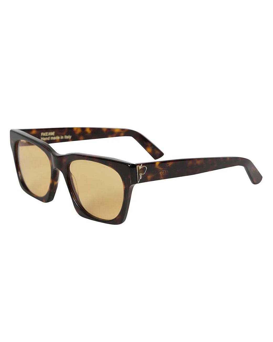 FACE HIDE Brown Multicolour Acetate Sunglasses