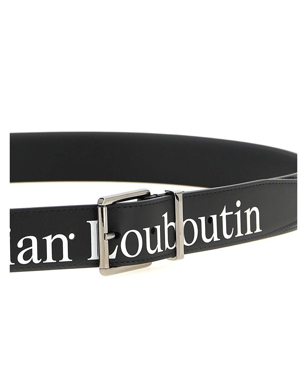 Christian Louboutin Black 'The Maxi Belt' Belt for men