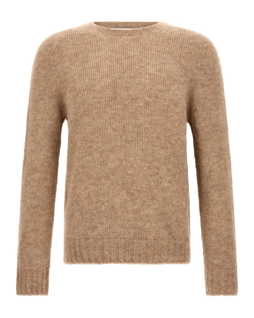 Oliver Lattughi Natural Crew-Neck Sweater for men