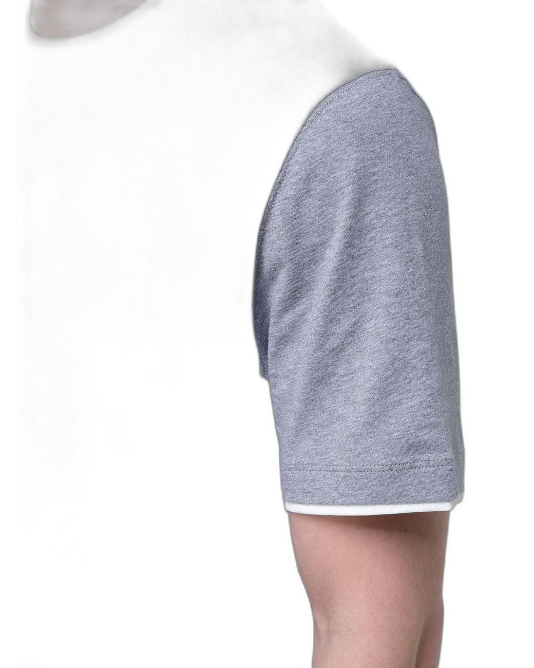 Brunello Cucinelli Blue Cotton T-Shirt for men