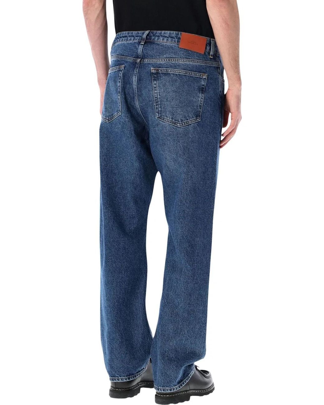 Studio Nicholson Blue Riso Denim Pant for men