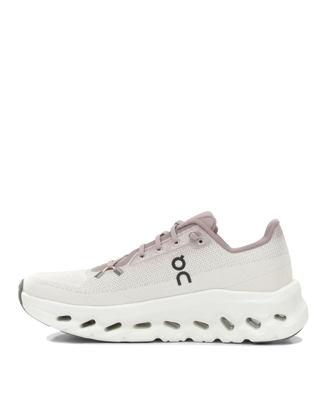 On Shoes White "Cloudtilt" Low-Top Sneakers