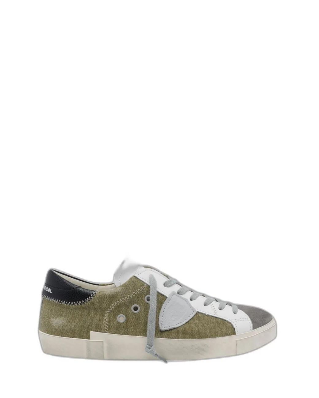 Philippe Model Green Prsx Low Sneakers for men
