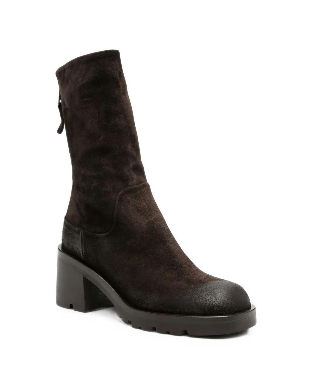 Strategia Black "Velour Ebony" Boots