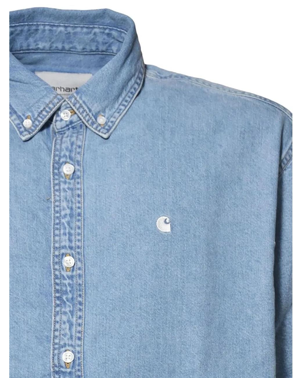 Carhartt Blue S/S Lucas Shirt for men