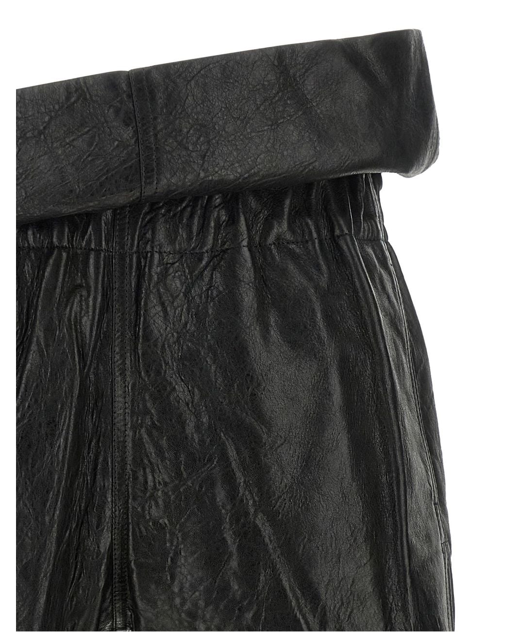 Rick Owens Black 'Crater' Shorts