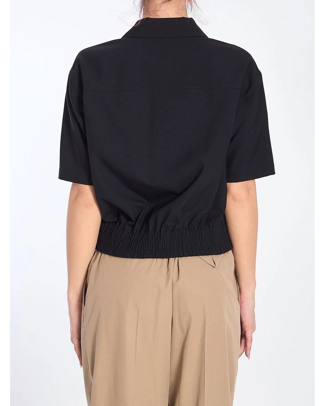 Bottega Veneta Black Wool Shirt