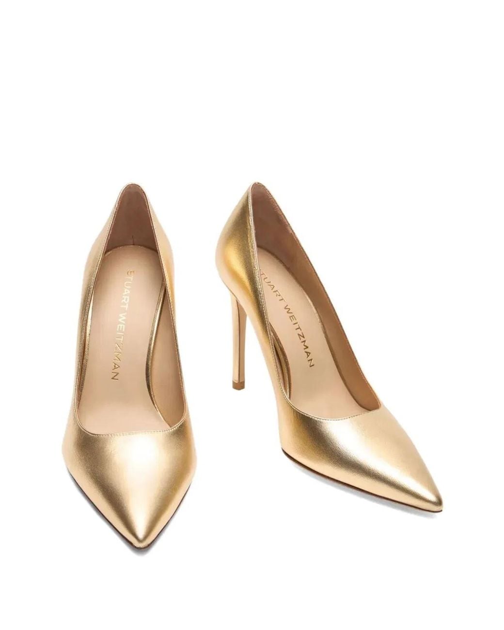 Stuart Weitzman Metallic "Stuart Power" Decollete T. 100