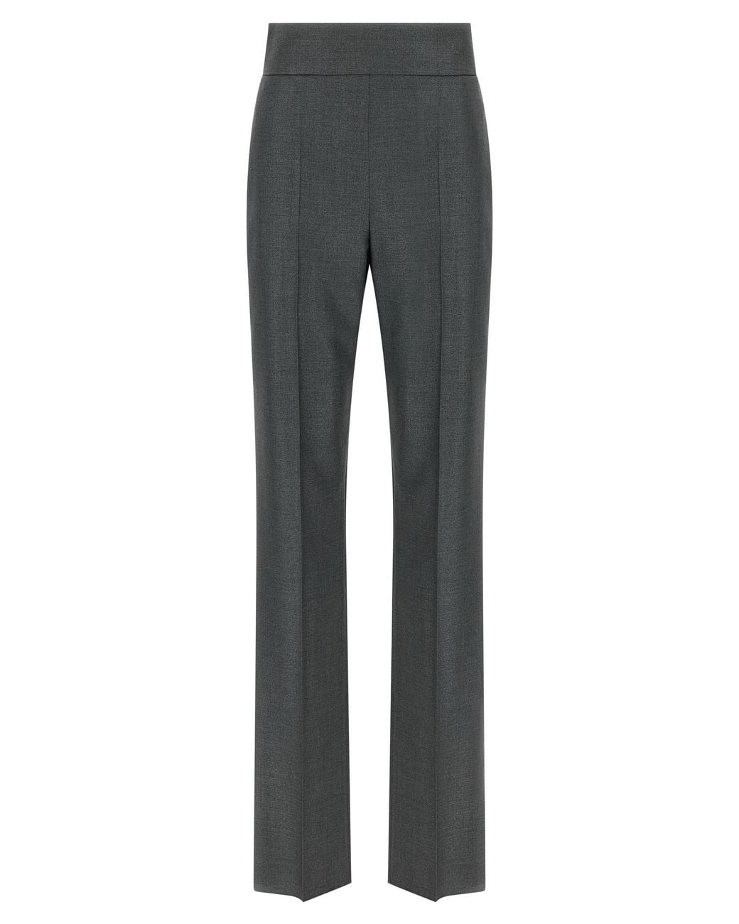 Valentino Garavani Gray Textured Silk Wool Pants