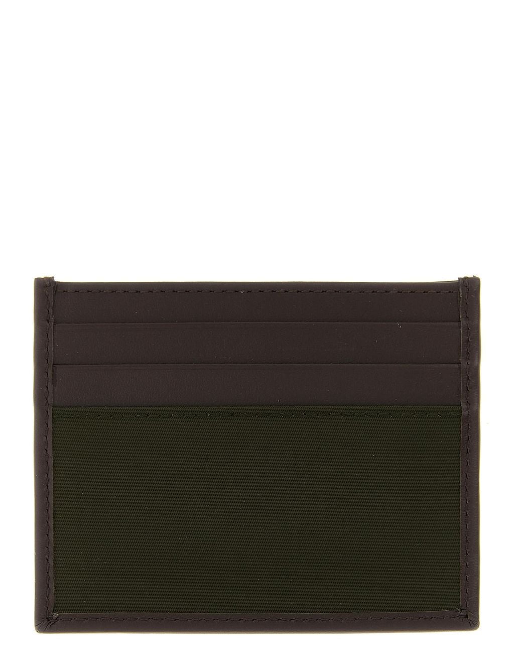 Prada Black Nylon Leather Cardholder for men