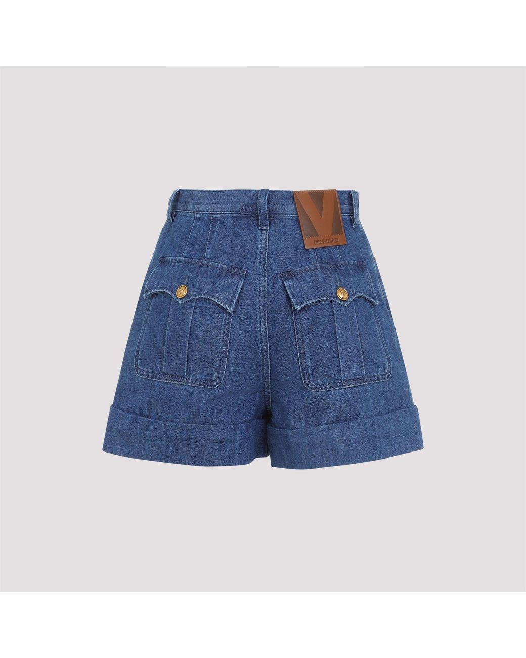 Valentino Garavani Blue Denim Shorts