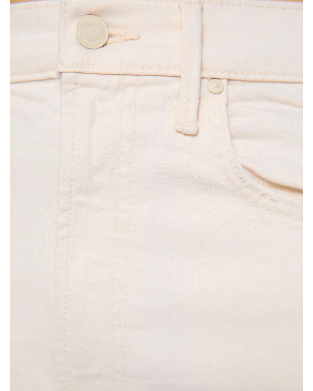 Mother White The Half-Pipe Jeans