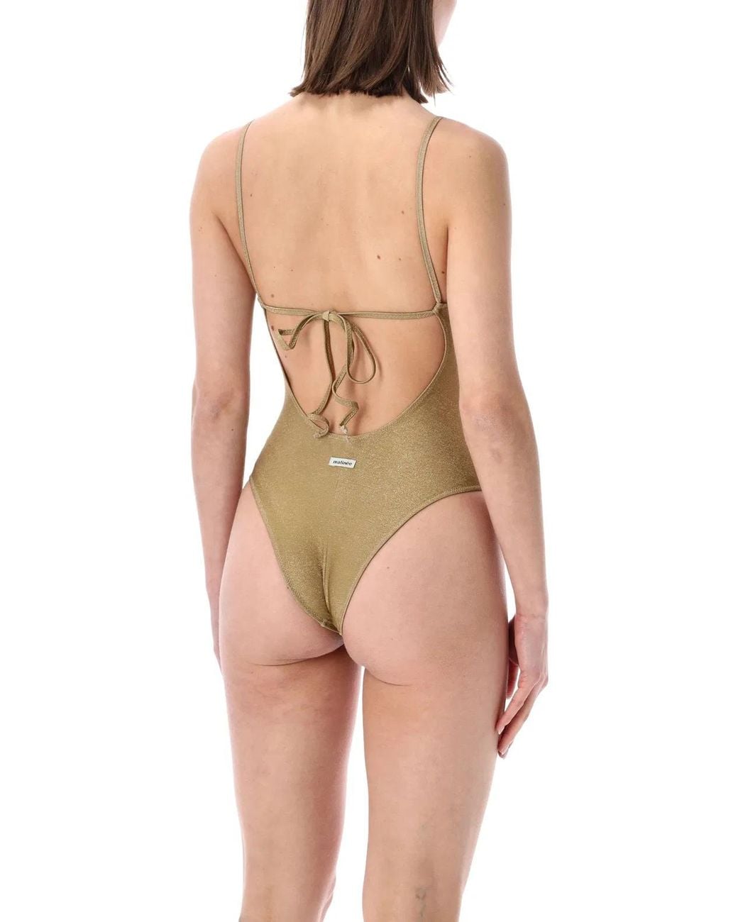 MATINEÉ Metallic Lilly Lurex One-Piece Swimsuit