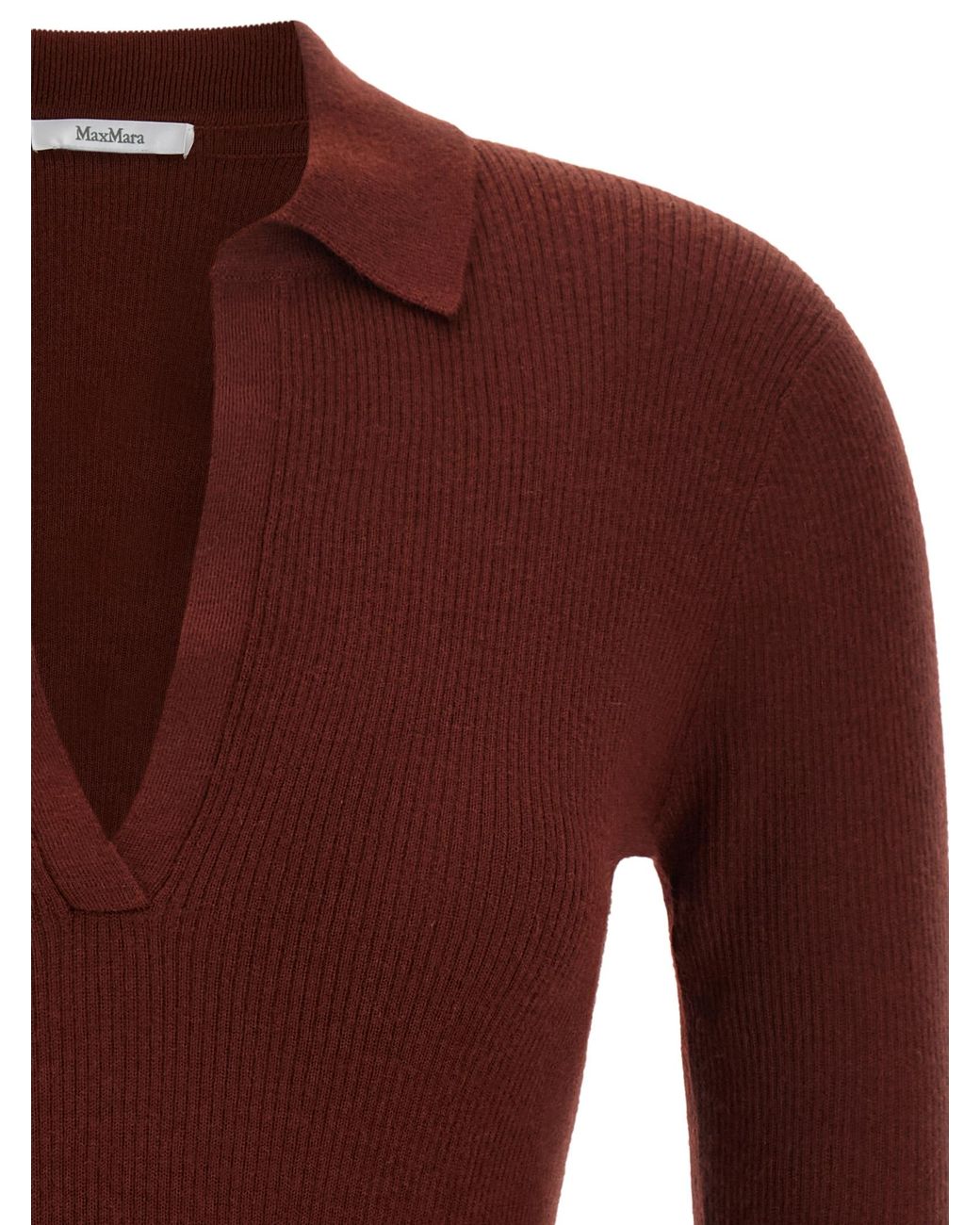 Max Mara Brown 'Angel' Polo Shirt