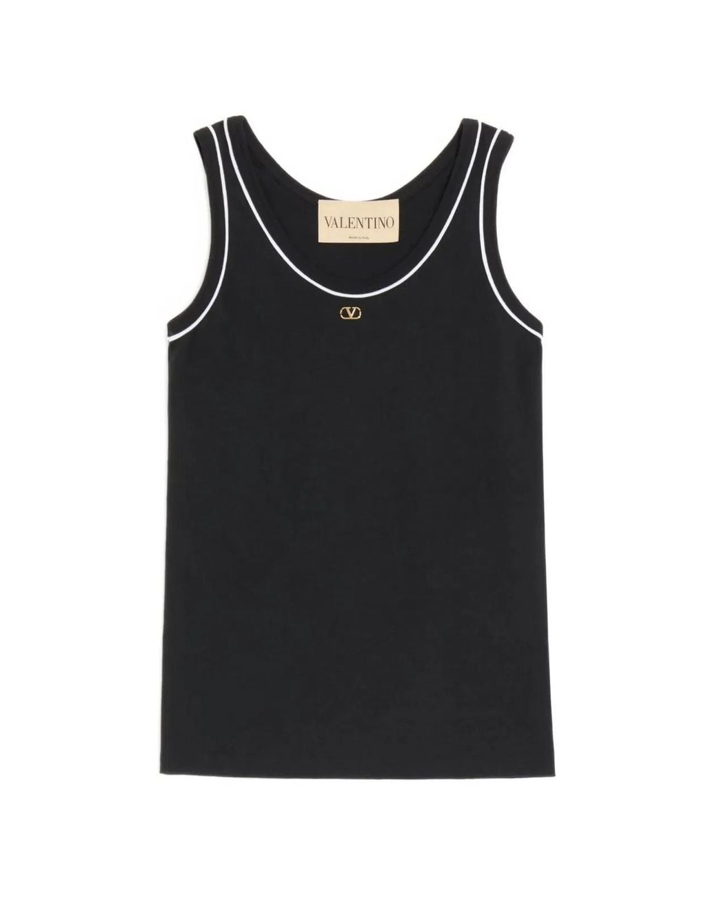 Valentino Black Jersey Top