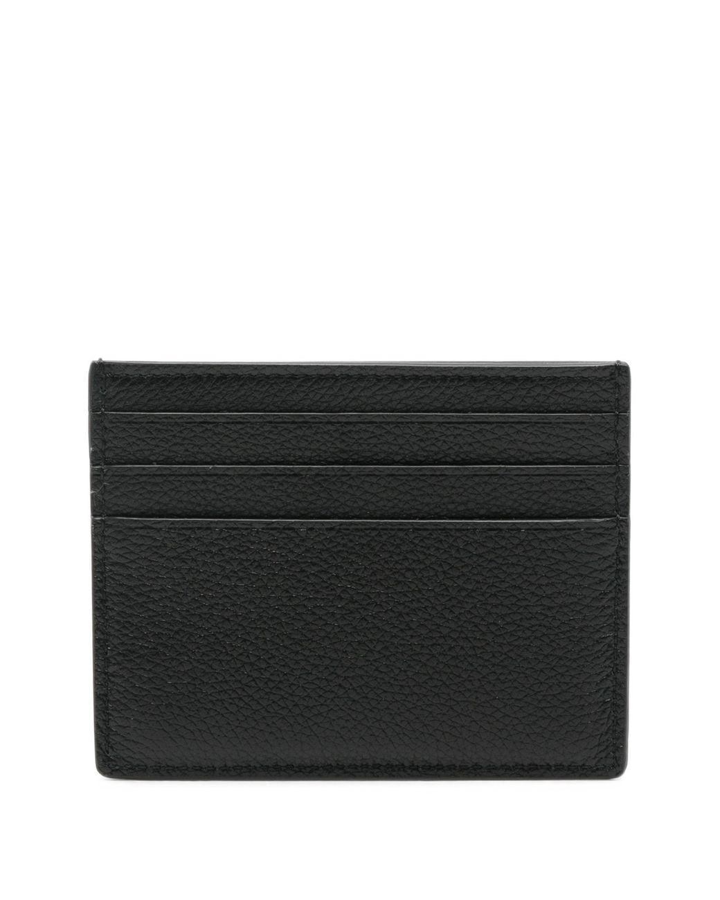 Fendi Black Araya Leather Card Holder for men