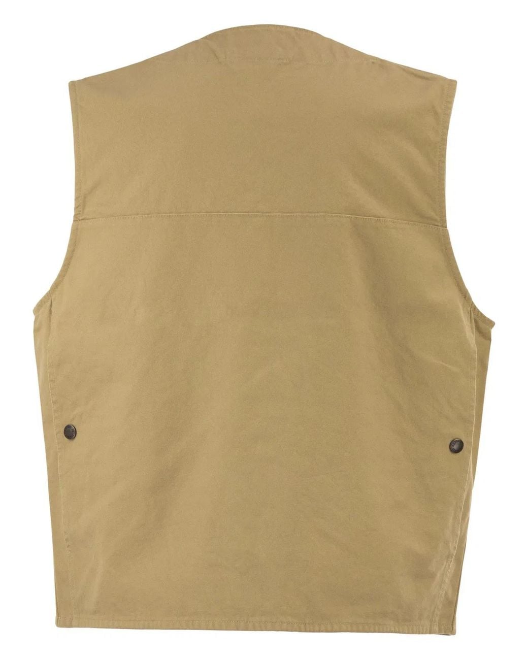 Filson Natural Cotton Utility Vest With Patch Pockets for men