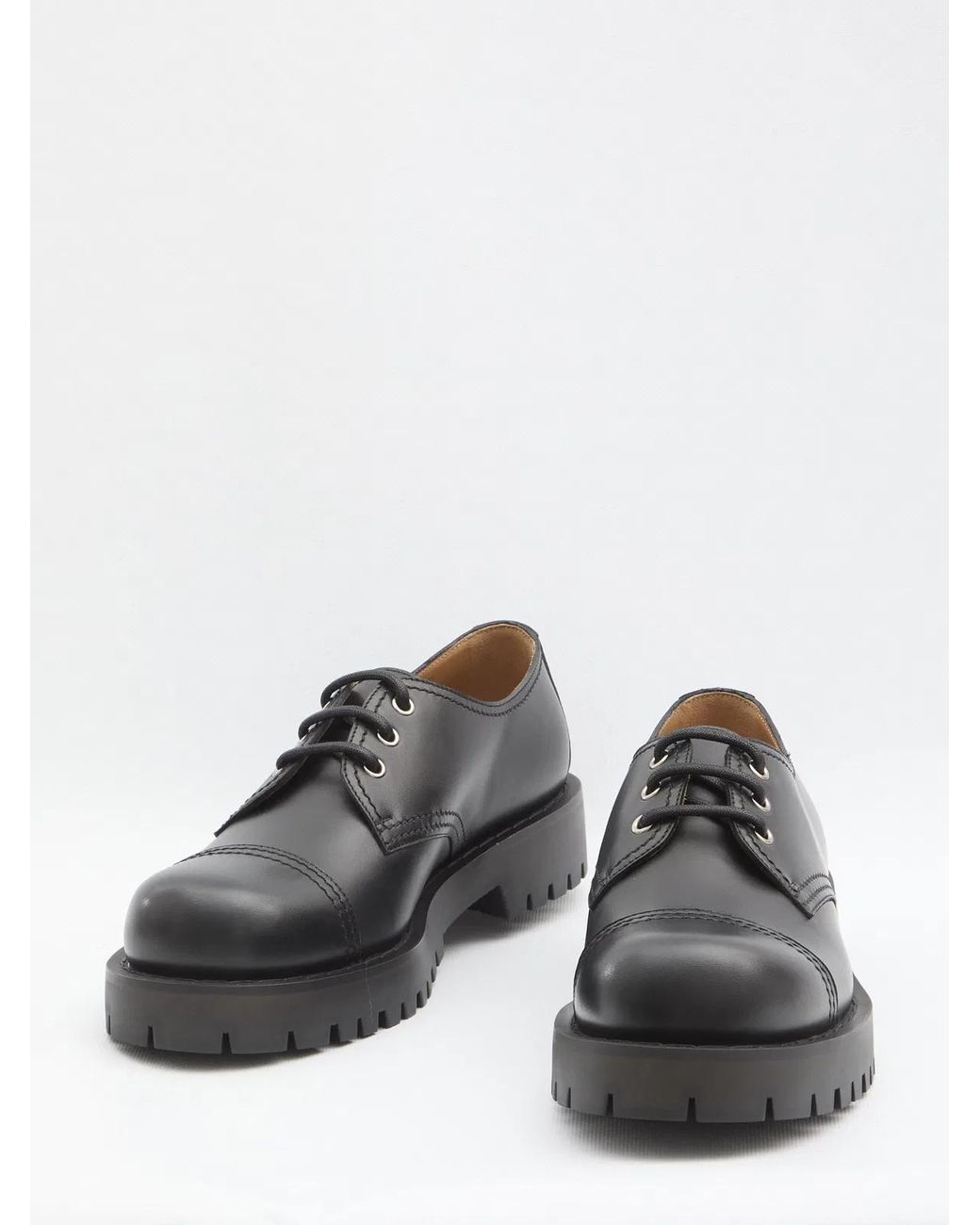 Dior Gray Calf Leather Lace-Up for men