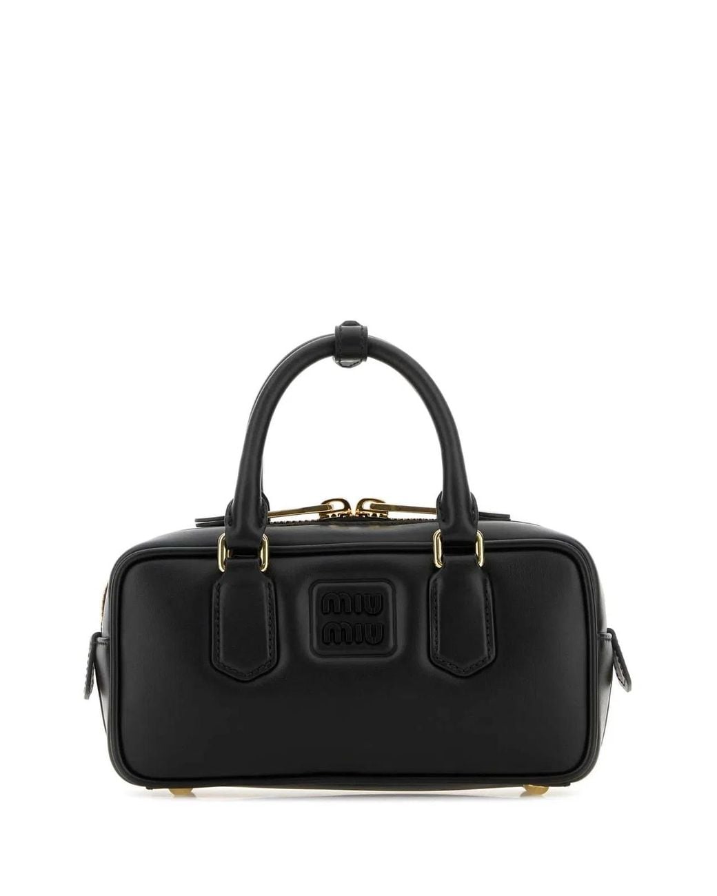 Miu Miu Black Arcadie Regular Leather Bag
