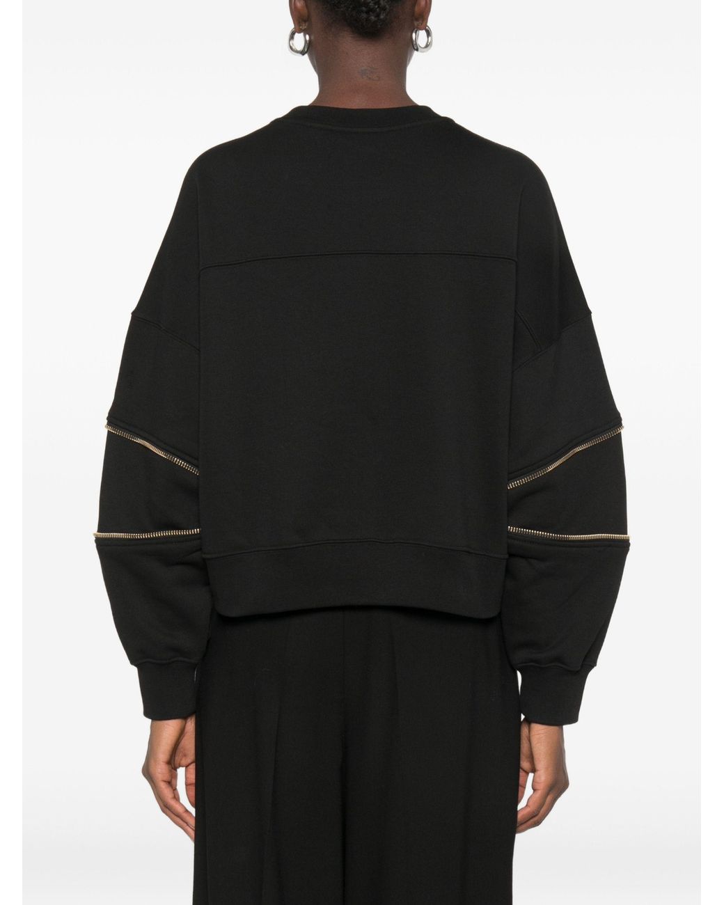 Elisabetta Franchi Black Cotton Elastane Sweater