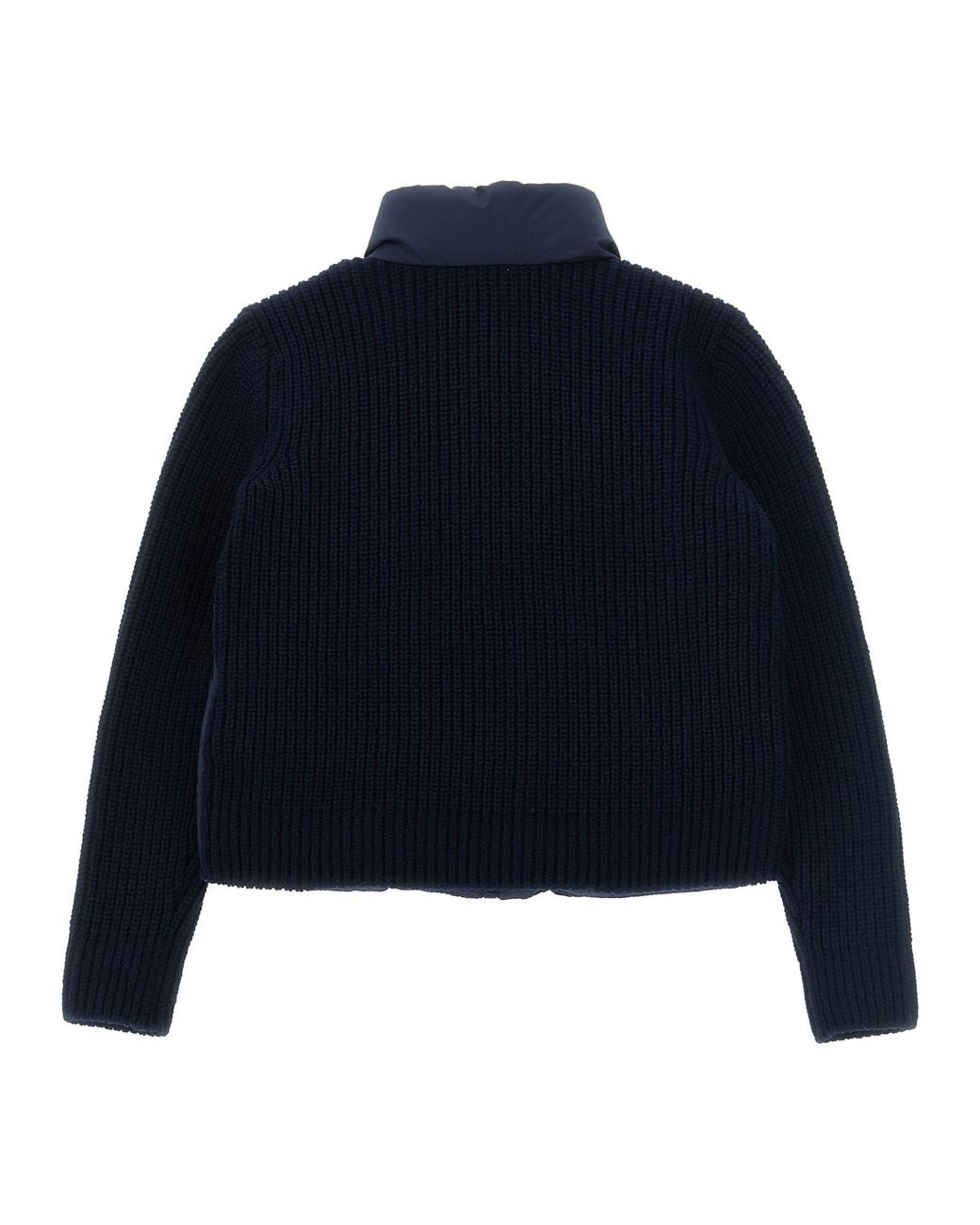Moncler Blue Enfant Padded Cardigan