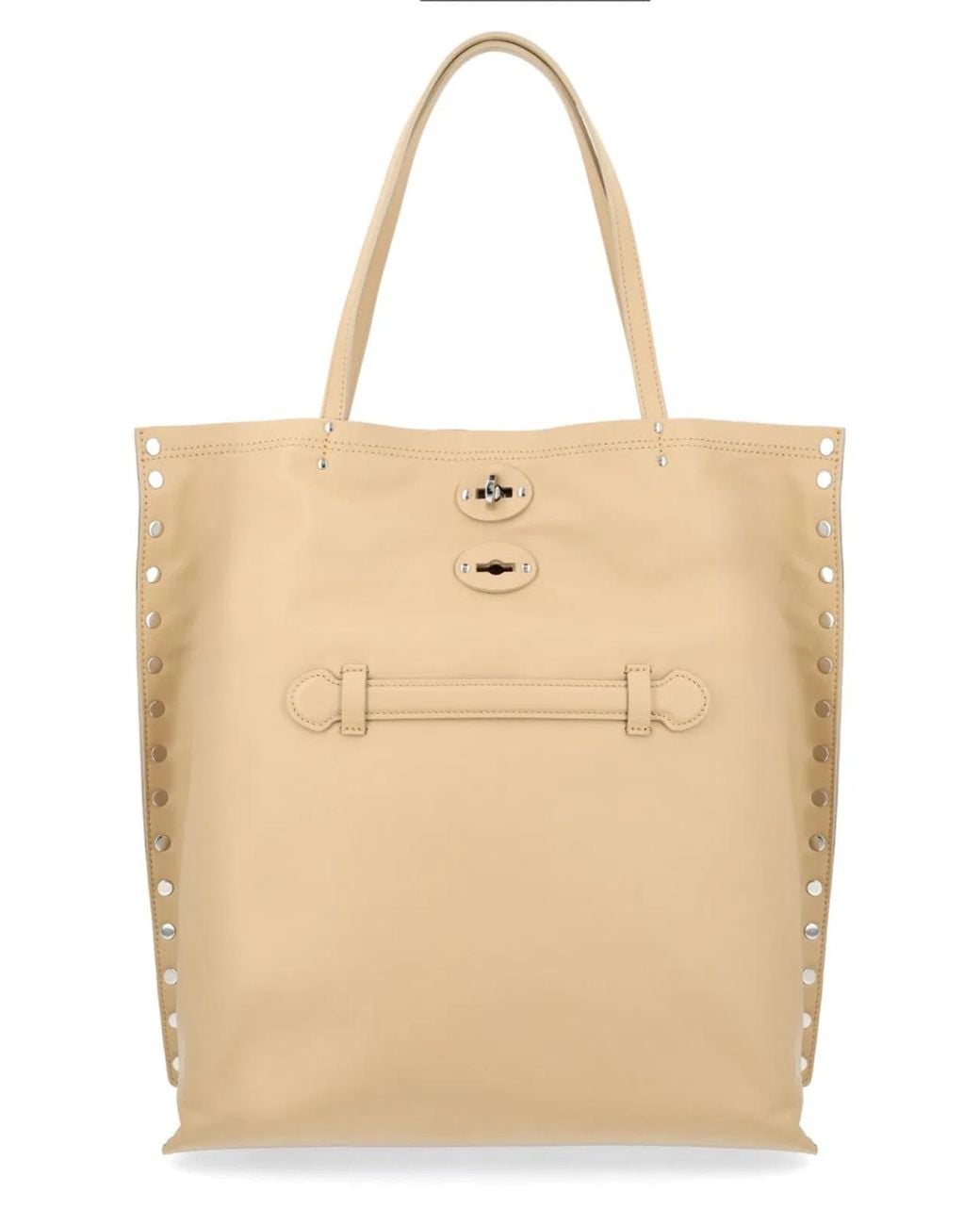 Zanellato Natural Bovine Leather Handbag