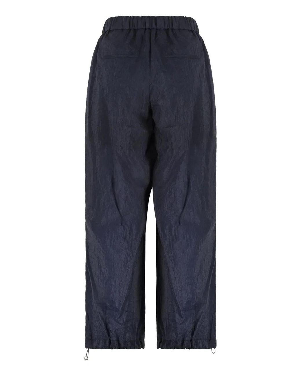 Peserico Blue Technical-Nylon Pants