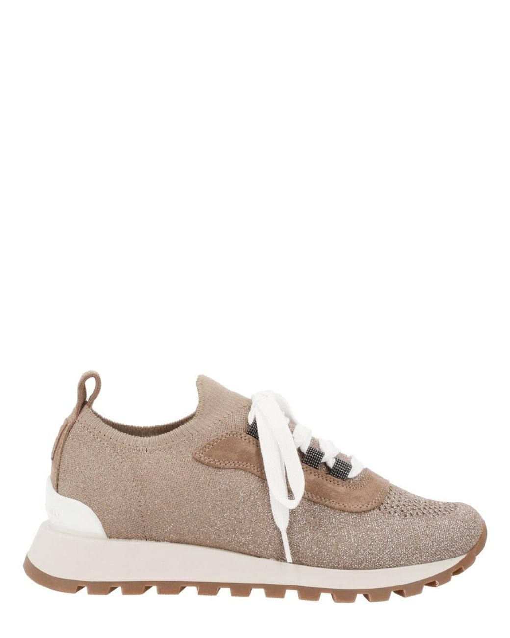 Brunello Cucinelli Natural Sneaker "Runner"