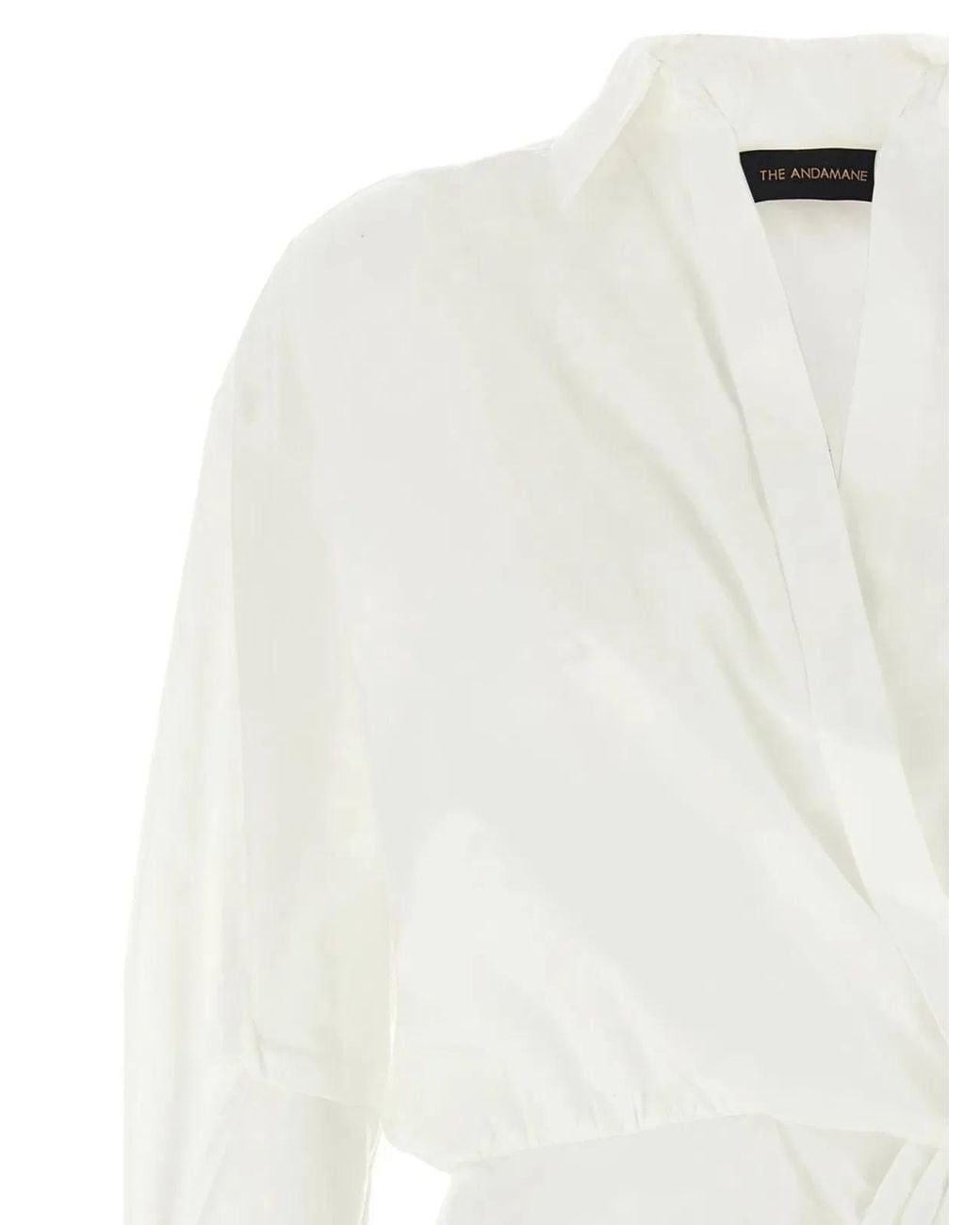 ANDAMANE White Cotton Shirt