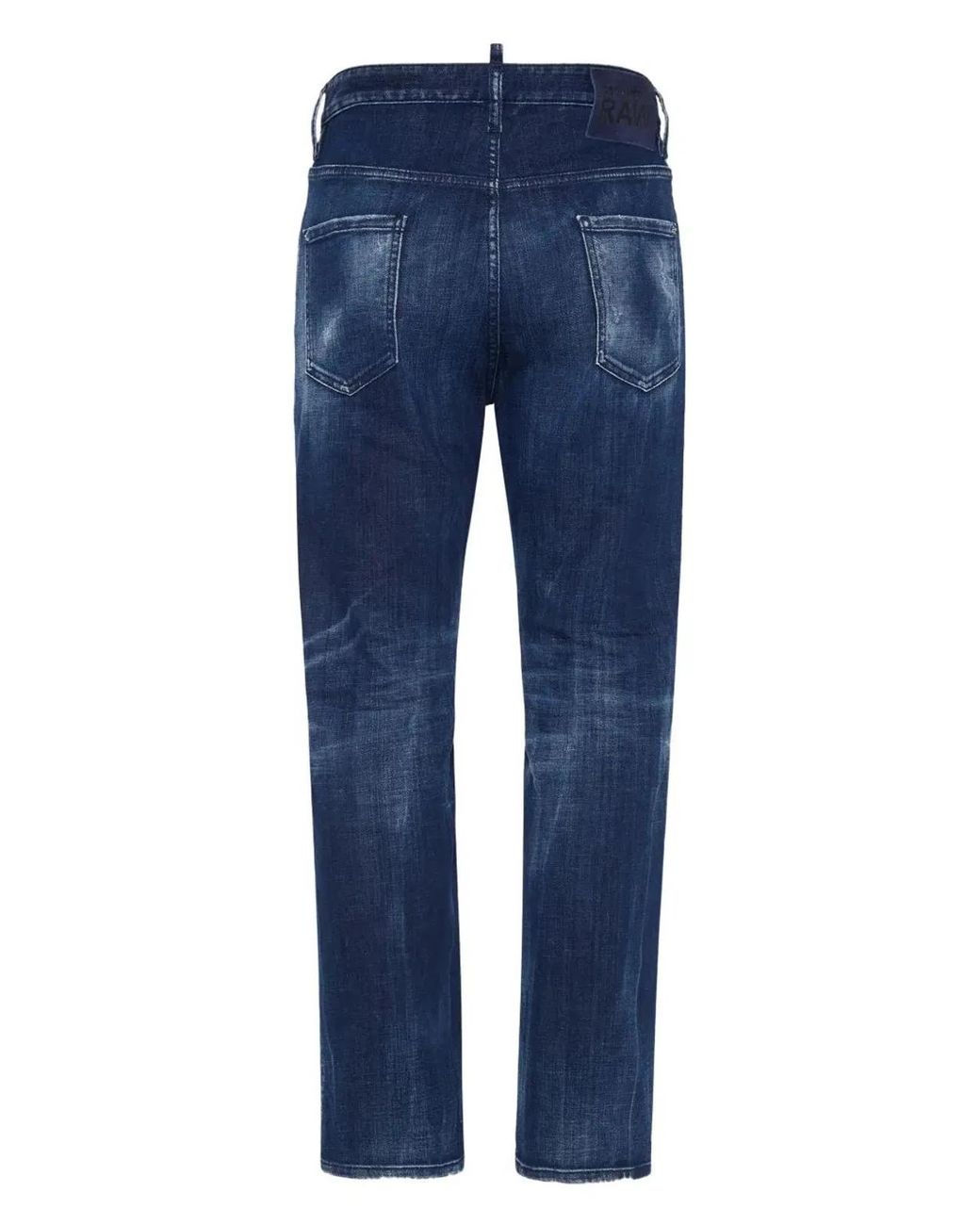 DSquared² Blue Pants 5 Pockets for men