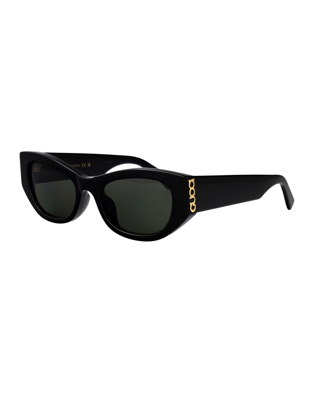 Gucci Black Acetate Sunglasses