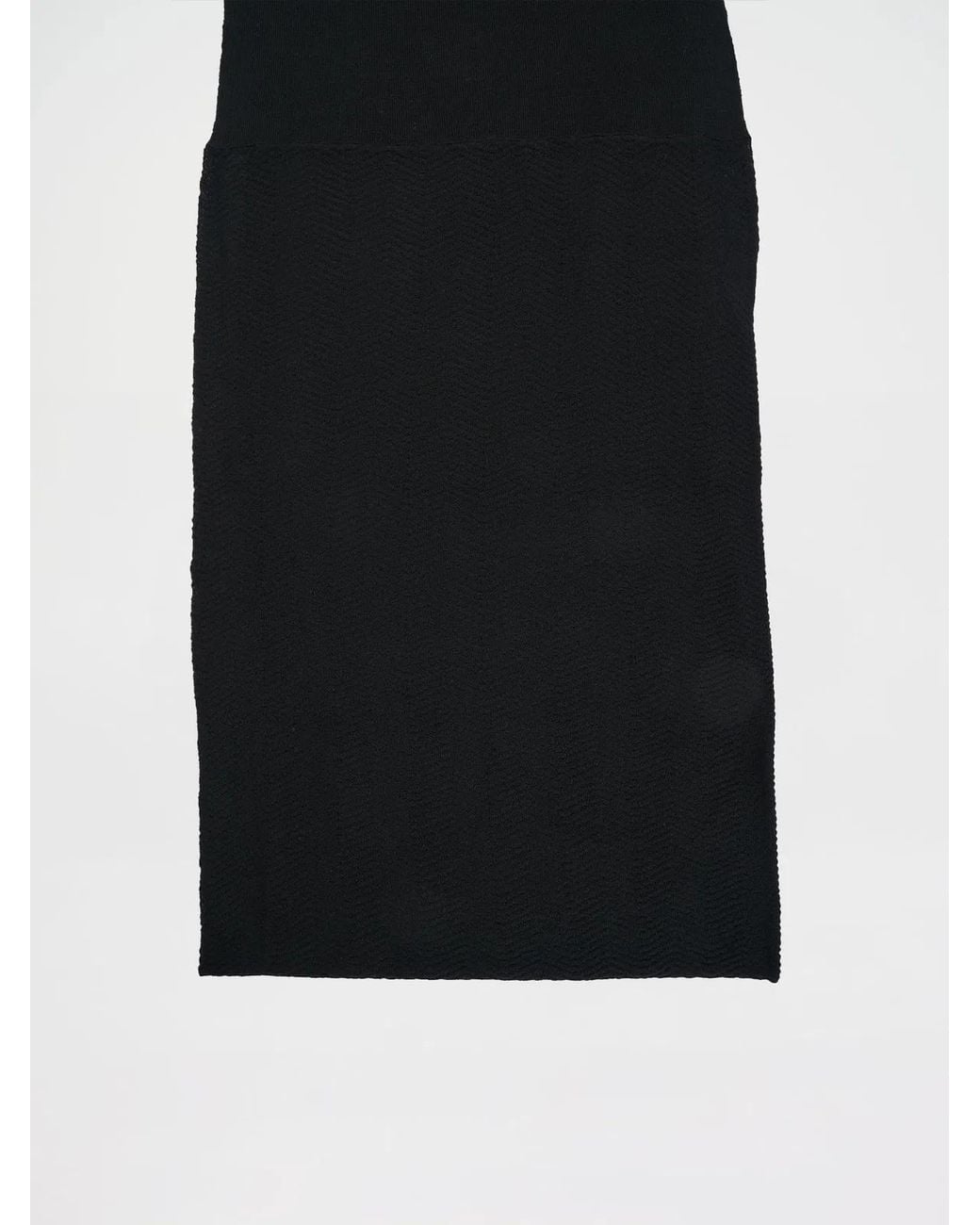 DEVOA Black Wool Scarf for men